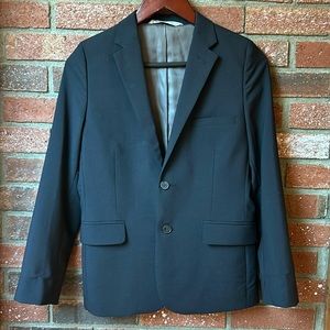 Nordstrom boys 14 blazer navy blue worn once, great quality  51%wool